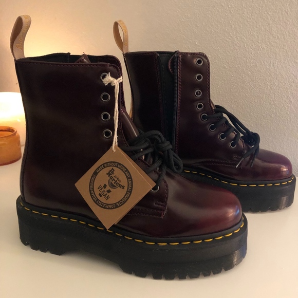 platform doc martens vegan